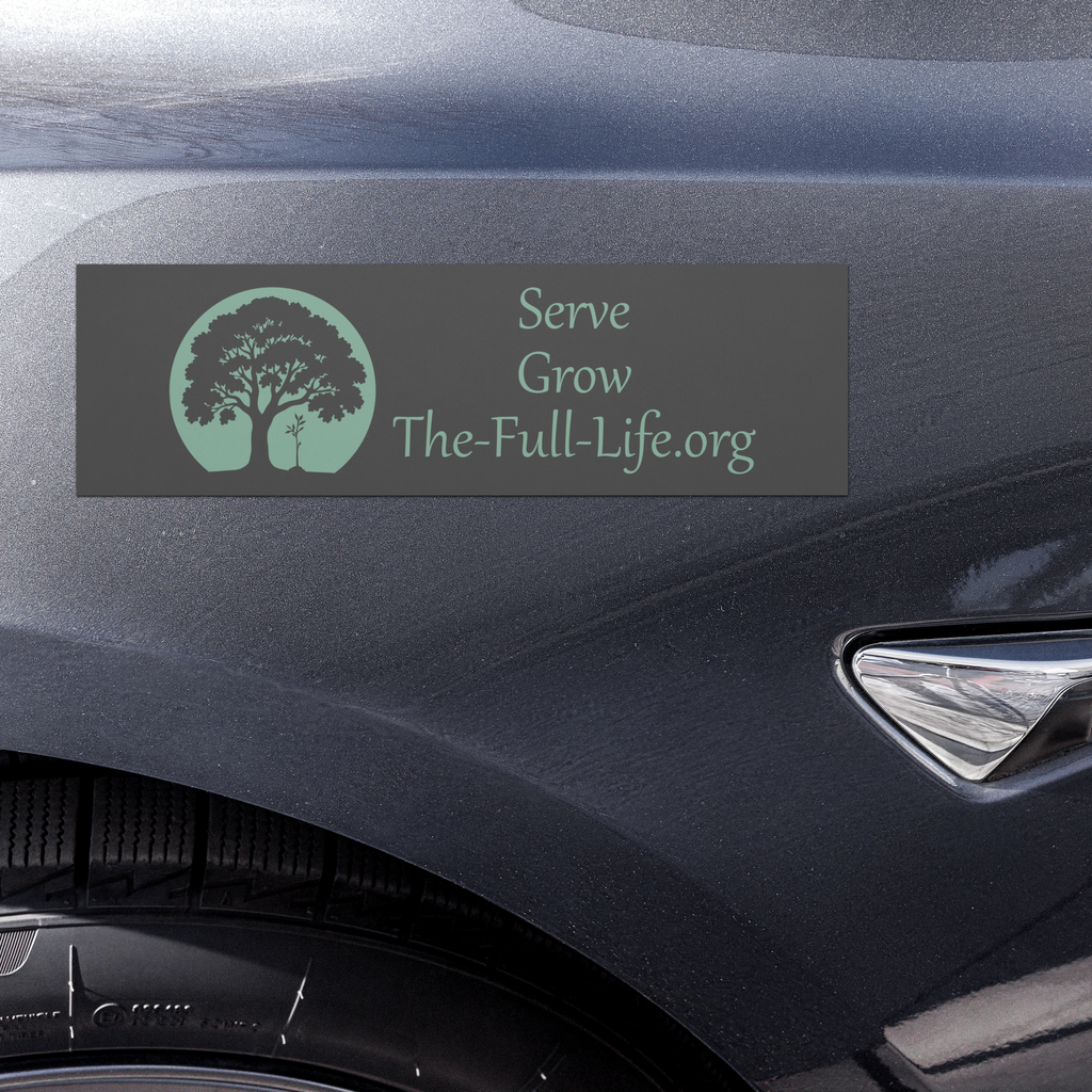 The Full Life Car Magnet